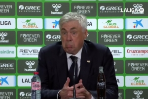 安切洛蒂：開場不錯剩余70分鐘表現(xiàn)拙劣 姆巴佩因訓(xùn)練量不足被換