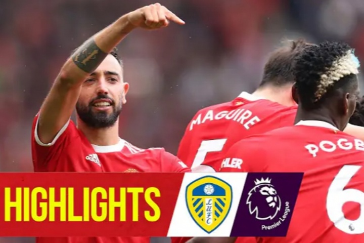 進(jìn)攻狂潮！21年英超，B費(fèi)戴帽博格巴助攻大四喜，曼聯(lián)5-1狂勝利茲