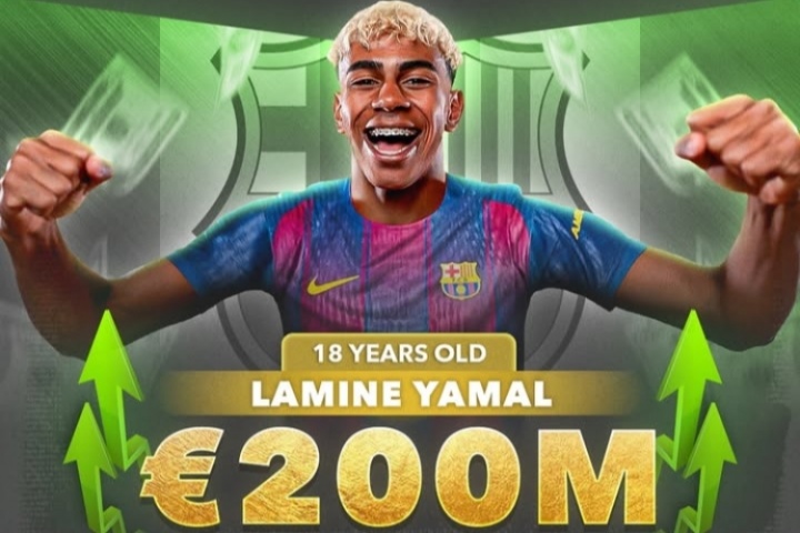 起點(diǎn)很高??18歲亞馬爾身價(jià)2億歐世界第一 遠(yuǎn)高于同齡姆貝維哈穆