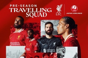利物浦亞洲季前賽名單：薩拉赫、范迪克領(lǐng)銜，維爾茨等新援在列