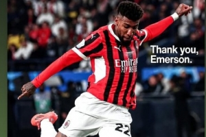 埃默森告別米蘭：謝謝米蘭的所有人，你們永遠在我心中