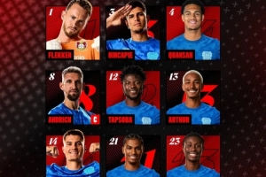 滕帥正式比賽首戰(zhàn)，藥廠德國杯首發(fā)：寬薩、?？?、安德里希出戰(zhàn)