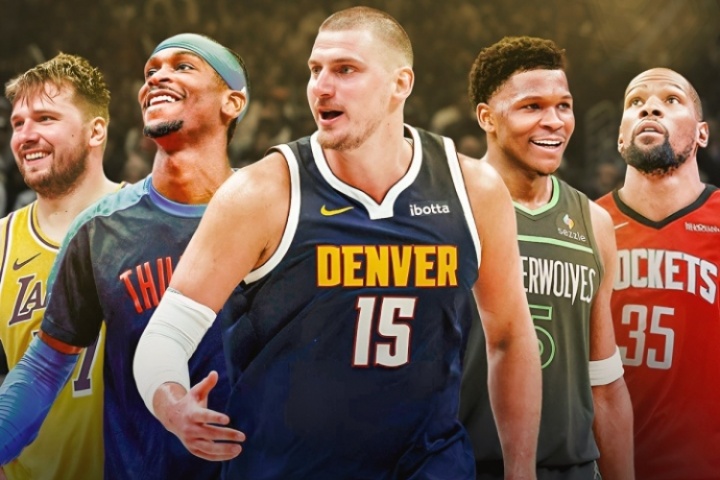 ClutchPoints評(píng)西部前5：約基奇、SGA、愛德華茲、東契奇、杜蘭特