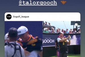 高爾夫球手在印城穿著亞歷山大球衣打比賽 SGA轉(zhuǎn)發(fā)致意