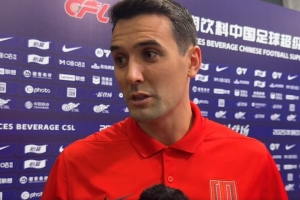 周定洋：并沒有感覺到海拔上有什么困難，非常高興小將們能進(jìn)球