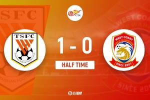 半場-山東泰山暫1-0青島西海岸 克雷桑破門鄭錚送助攻