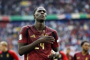 TA：維拉中場(chǎng)阿馬杜-奧納納腿筋受傷，將缺席比利時(shí)世預(yù)賽