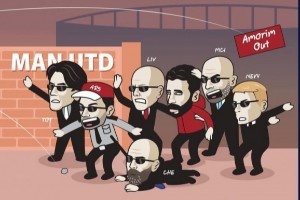 今日趣圖：在輸給英乙第4后，阿莫林今晚迎來對(duì)英冠冠軍的生死戰(zhàn)