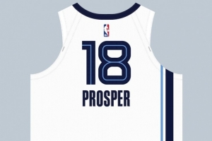 普羅斯珀在灰熊將身穿18號球衣 上一任主人是托桑-厄沃馬