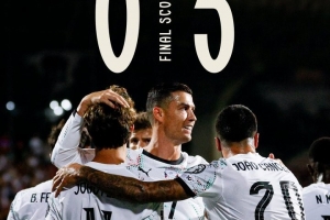 利雅得之夜！葡萄牙5粒進(jìn)球全部由利雅得俱樂(lè)部的球員包辦