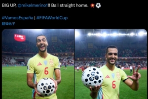 29歲上演職業(yè)生涯首個帽子戲法！梅里諾賽后帶走比賽用球