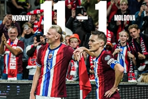 雙子星沖擊美加墨！挪威世預(yù)賽5連勝狂轟24球 哈蘭德9球厄德高7助