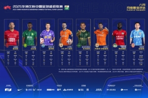 中超8月最佳候選：瓦科、米特里策、費(fèi)利佩在列，吳亞軻入圍