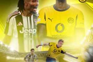 多特發(fā)布客戰(zhàn)尤文海報(bào)：吉拉西PK凱夫倫-圖拉姆，伊爾迪茲出鏡