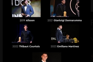 今年誰獲獎？官方回顧歷屆雅辛獎：大馬丁兩連莊，首屆得主阿利森