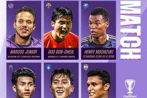 亞冠精英聯(lián)賽首輪最佳候選：破門申花、蓉城和海港的3名球員入圍