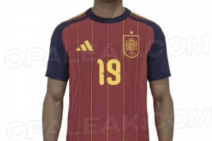 顛覆傳統(tǒng)！西班牙隊2026世界杯主場球衣諜照出爐