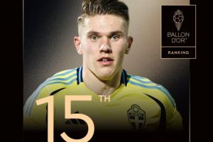 北歐鋒霸首登英超！金球獎(jiǎng)第15名：約克雷斯，生涯首次獲得提名