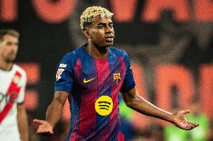 登貝萊：亞馬爾非常出色未來會贏得很多獎杯，例如金球獎