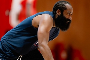 登炮組合！快船曬哈登保羅訓(xùn)練照：很快就能一起重返賽場(chǎng)啦