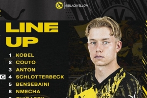 多特vs美因茨首發(fā)：吉拉西、施洛特貝克、李在城、佐野海舟在列