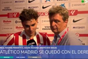 迅速復(fù)盤！賽后小蜘蛛接受采訪時回看點(diǎn)球：這球我踢得不太好