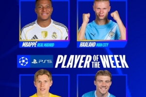 歐冠本周最佳球員候選：姆巴佩、哈蘭德、海于格、霍伊倫