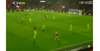 純個人能力！塞梅尼奧近乎0角度穿門將小門破門，櫻桃1-1扳平比分