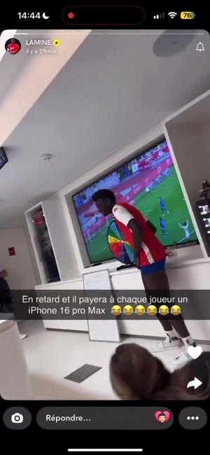 隊友樂瘋了??馬維薩因遲到被懲罰搖大轉(zhuǎn)盤，要送每人一臺iPhone