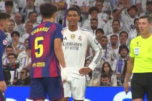 佩德里要求給貝林紅牌，貝林厄姆：內(nèi)格雷拉來了也不行