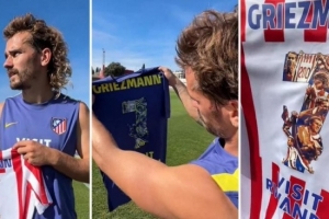 格列茲曼馬競200球里程碑！世體：馬競將推出格列茲曼特別版球衣