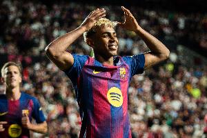 21世紀(jì)五大聯(lián)賽19歲前攻入17粒聯(lián)賽進(jìn)球，亞馬爾此數(shù)據(jù)僅次姆巴佩