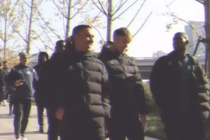 博主：為適應(yīng)北京寒冷天氣，大埔隊(duì)昨天抵達(dá)、今早還進(jìn)行“晨練”