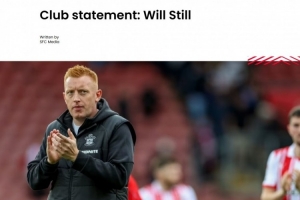 聯(lián)賽五輪不勝、倒數(shù)第四，官方：南安普頓主帥斯蒂爾下課