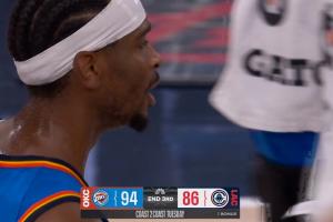 這就是MVP！亞歷山大第三節(jié)轟了18分+5助攻0失誤！