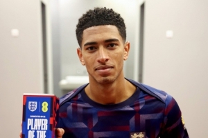 官方：貝林厄姆當選對陣阿爾巴尼亞一役英格蘭隊內(nèi)最佳球員