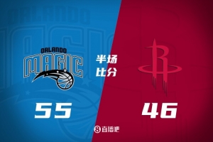 半場戰(zhàn)報-火箭落后魔術9分 杜蘭特15分 謝潑德10+5 小瓦16分