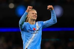 嚇人??哈蘭德本賽季20場狂轟32球，只對熱刺和維拉沒進球