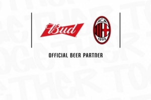 官方：AC米蘭與百威啤酒簽署全新合作伙伴關(guān)系