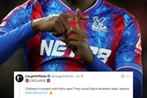 先上車再進(jìn)廠？英媒：切爾西與埃澤進(jìn)行接觸，將與阿森納競爭