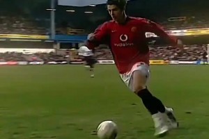 讓人眼花繚亂的技巧！年輕時期的邊路C羅！觀賞性真的高??！