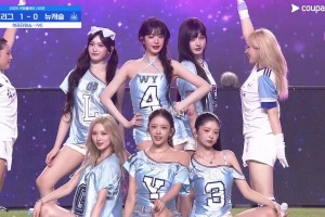 好看愛看??！韓國女團IVE在K聯(lián)全明星vs紐卡中場秀