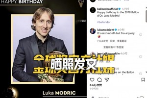金球獎官方鬧烏龍！提前祝賀莫德里奇生日快樂??魔笛回應(yīng)：下月