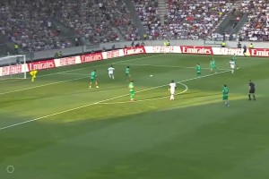 狀態(tài)不錯啊??姆巴佩上下半場各進(jìn)一球，最后還為羅德里戈送助攻