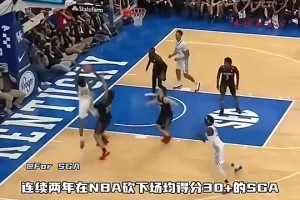 大學(xué)時(shí)期的SGA，靠著一手中投，在NCAA也能大殺四方！