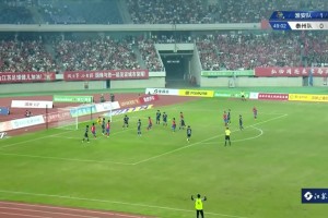 下半場淮安隊搶開局擴大比分！趙旭旸頭球梅開二度