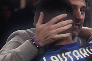 網(wǎng)友：這一抱是競技隊的傳承，是國米的傳承，更是阿根廷隊的傳承