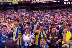 滿分腳法！今日阿甲羅薩里奧中央vs博卡，迪馬利亞角球直接破門