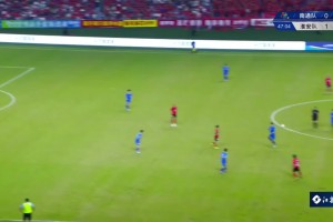 南通隊下半場搶開局，開場僅2分鐘便扳平比分