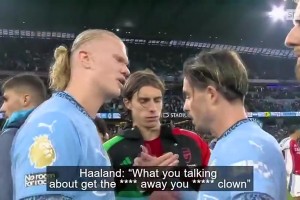 有誰注意到？曾經(jīng)哈蘭德滿口爆粗時(shí)本懷特準(zhǔn)備要干架了??